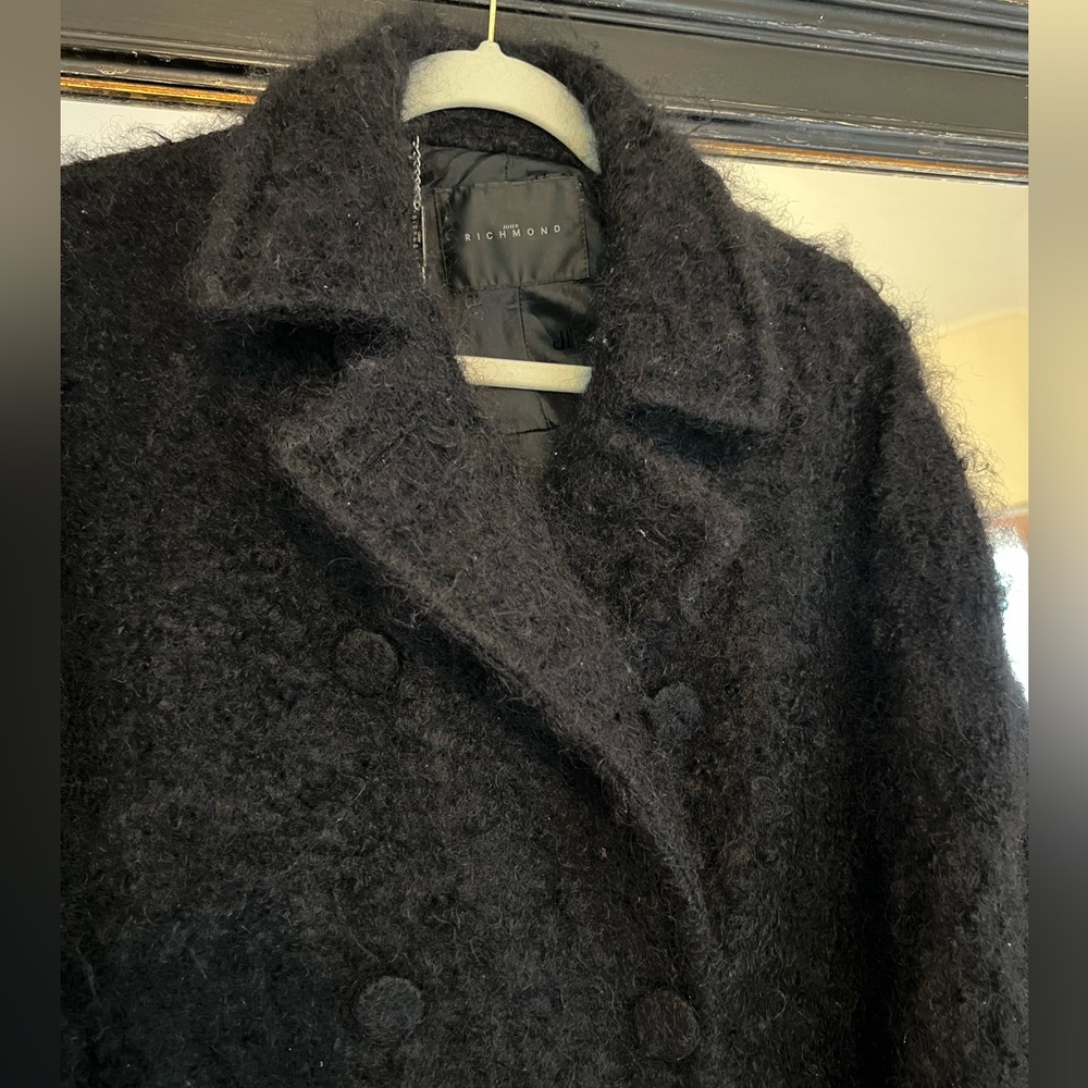 Oversized wool coat JOHN RICHMOND - Picture 2 of 6